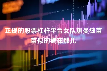 正规的股票杠杆平台女队蒯曼独苗苗似的戳在那儿